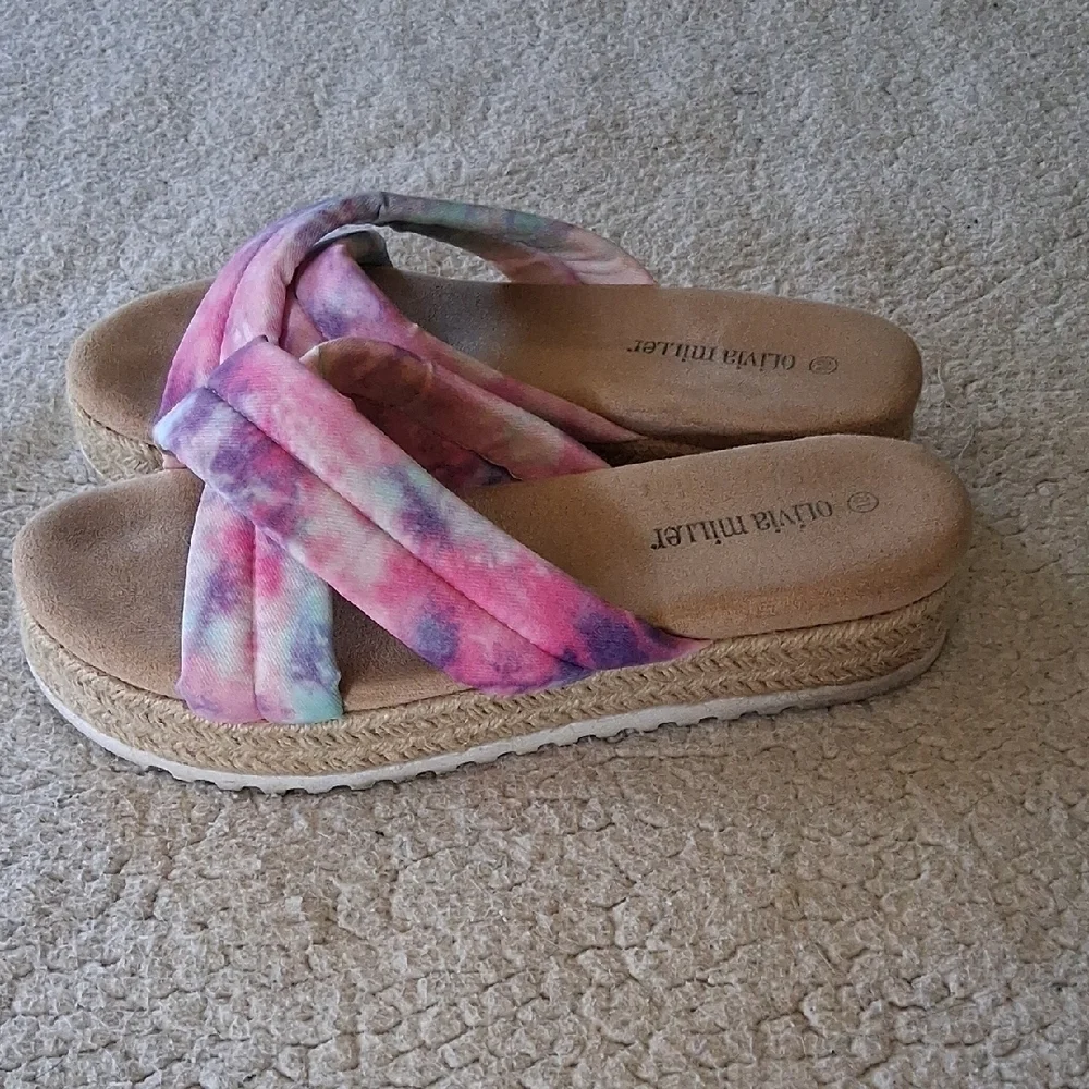 Olivia Miller Tie-Dye Espadrilles